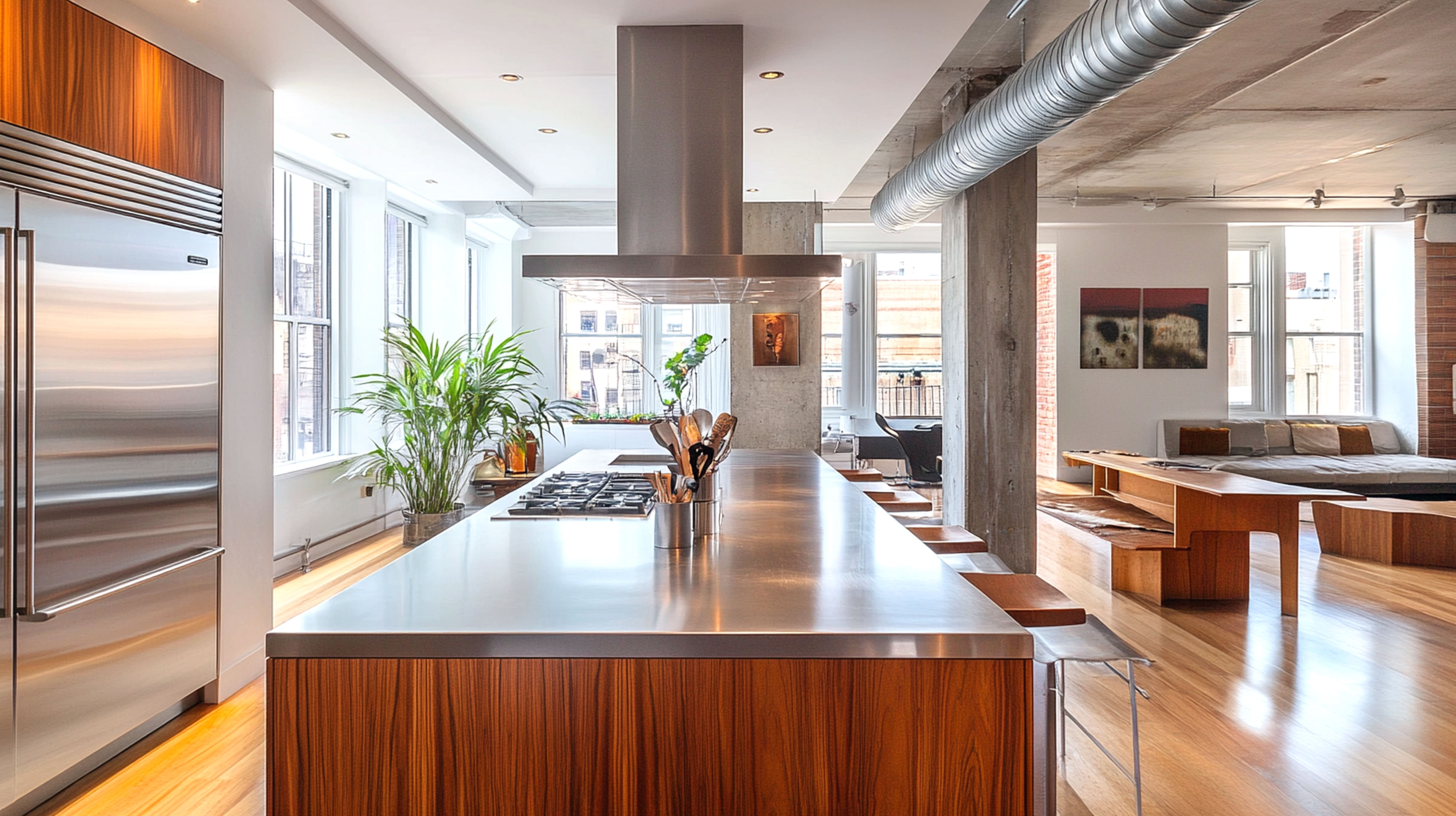 Modern kitchen interior